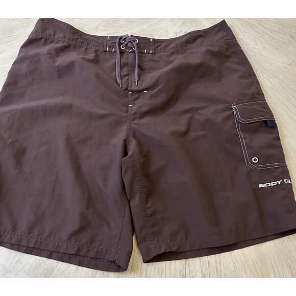 VTG Body Glove Board Shorts Sz 40 Brown 80s 90s Skater Surfer RARE Original - Picture 1 of 12